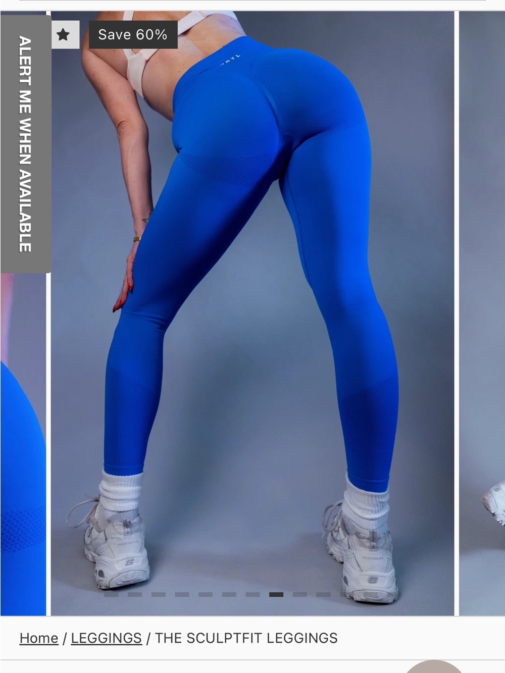 The SculptFit Leggings — Vivid Blue High-Waist Active Legging sold out online